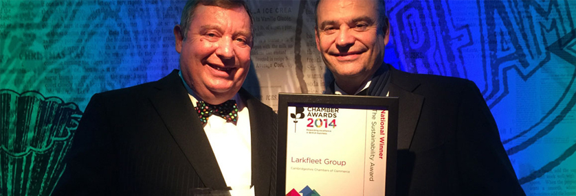 Larkfleet wins National Sustainability Award