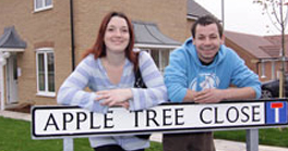 Larkfleet Homes hands over rural affordable housing to local Housing Association