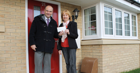 Resident Receives £1,000 From Larkfleet Homes After Recommending Bourne Development To Friend