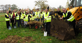 Larkfleet Digs Deep To Help Eye Open Space Wildlife Project