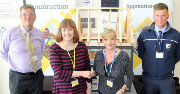 Larkfleet donates model home to New College Stamford