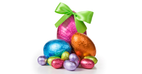 Easter giveaway for Larkfleet development visitors in Pinchbeck