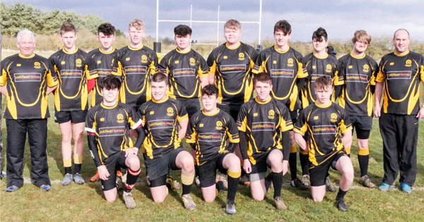 Oakham RFC U16s look the business on tour thanks to Larkfleet