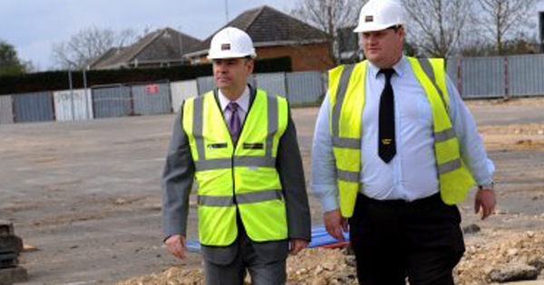 Work starts at Larkfleet’s New Abbeyfields Deveopments in Bourne
