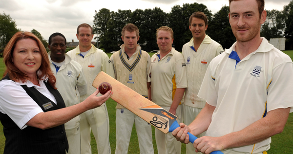 Larkfleet Homes Supports Bourne Cricket Club with Match Ball Sponsorship
