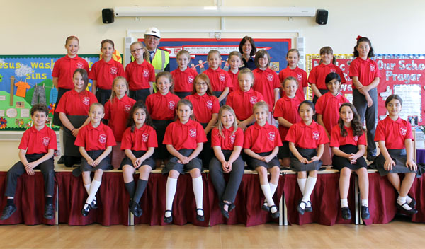 School choir sings Larkfleet's praises