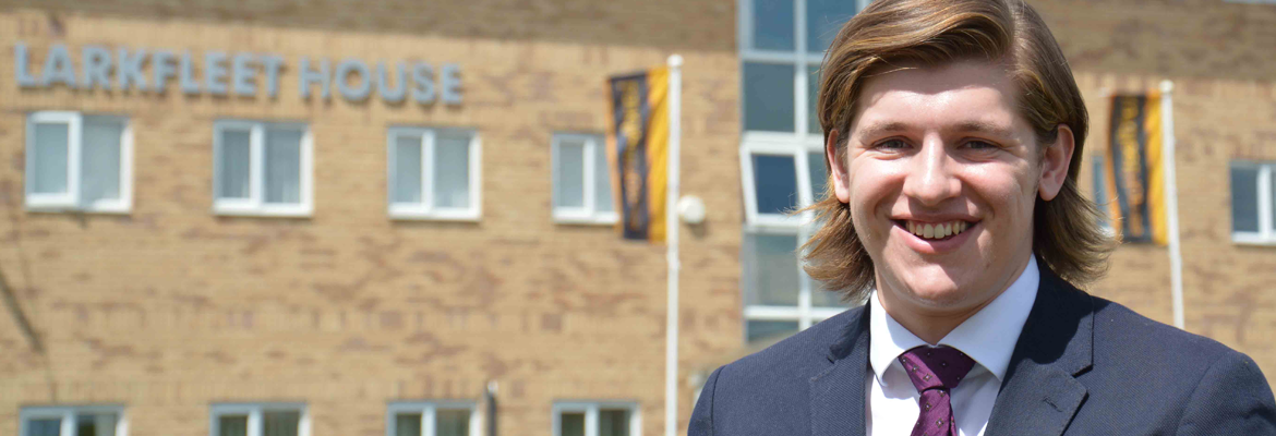 Successful industry placement for student at Larkfleet