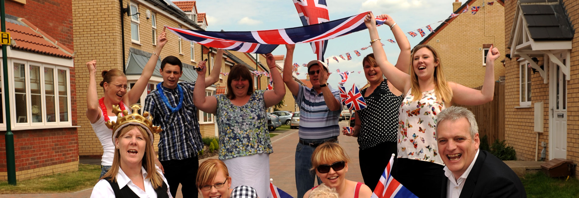 Larkfleet Homes Donates to Diamond Jubilee Street at Parson's Prospect Development in Eye