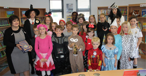 Larkfleet Presents Whittlesey Pupils With Books For New School Library