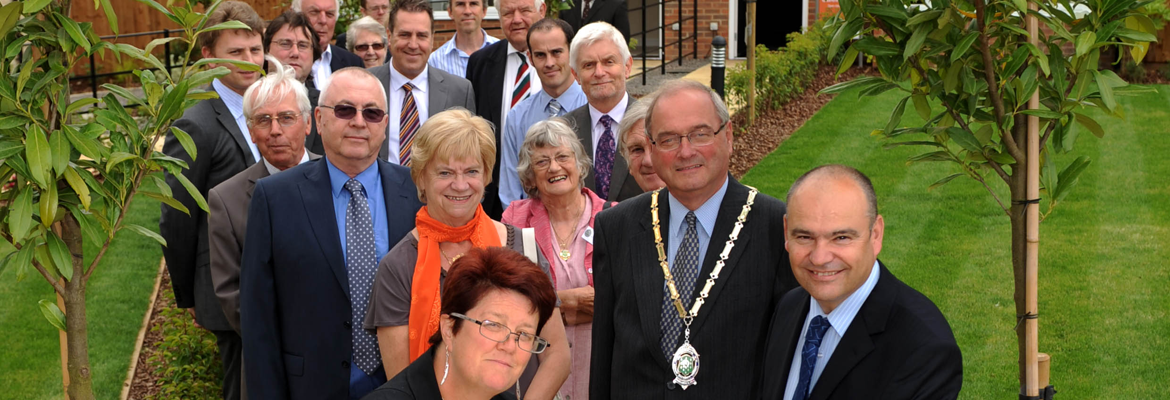 New Larkfleet Showhome Complex in Oakham Opened by Rutland County Council Chief Executive